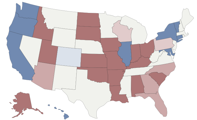 2022 US Senate Elections Map