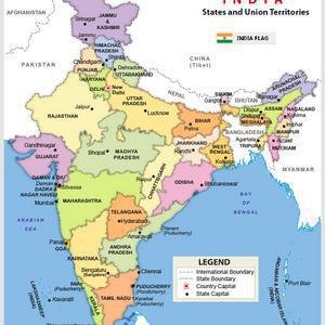 Maps of India image